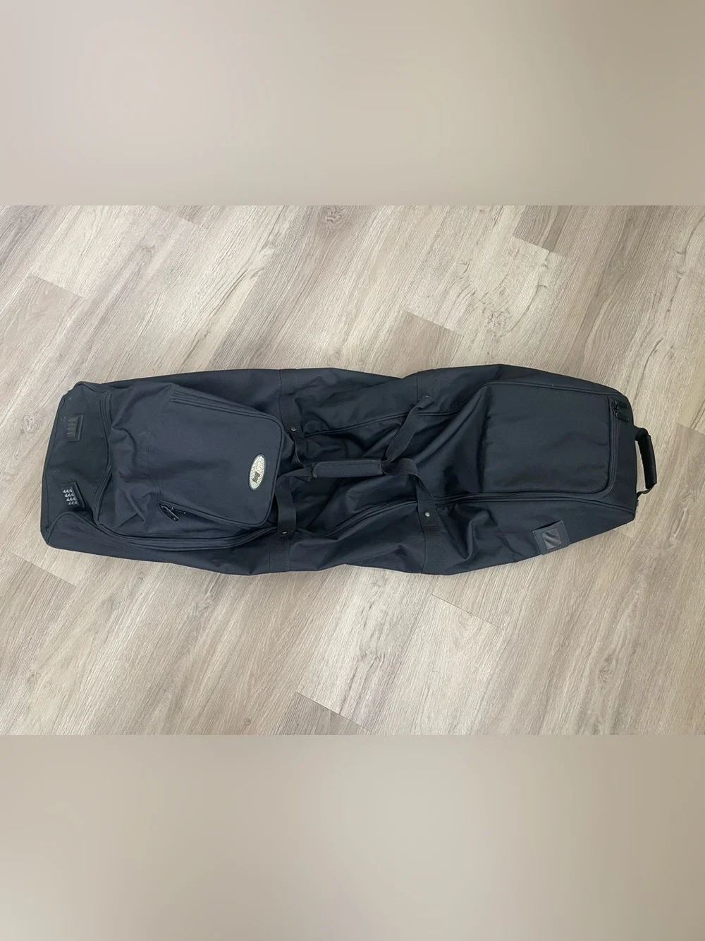 Bag Boy T-250 Black Men’s Travel Golf Bag with Wheels